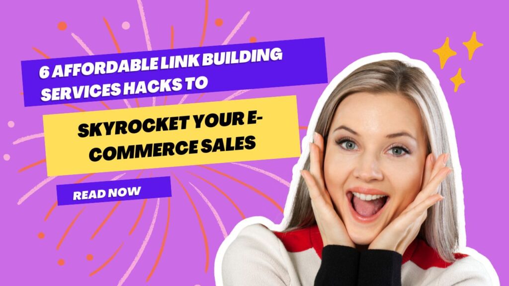 6 Affordable Link Building Services Hacks to Skyrocket Your E-commerce Sales