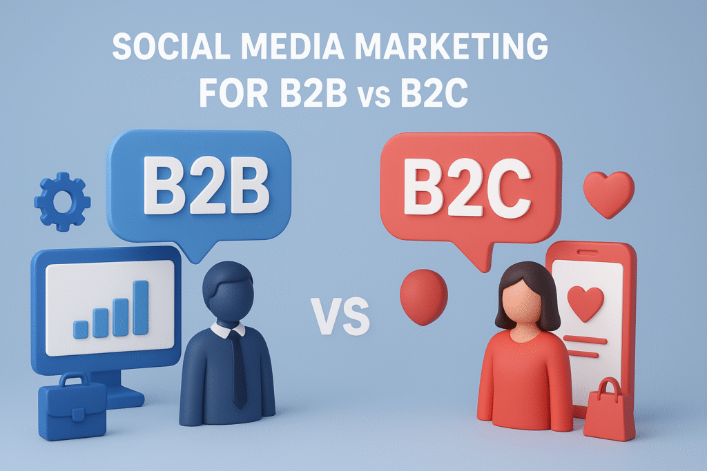 Social Media Marketing for B2B vs B2C