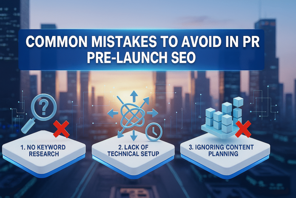 Common Mistakes to Avoid in Pre-Launch SEO