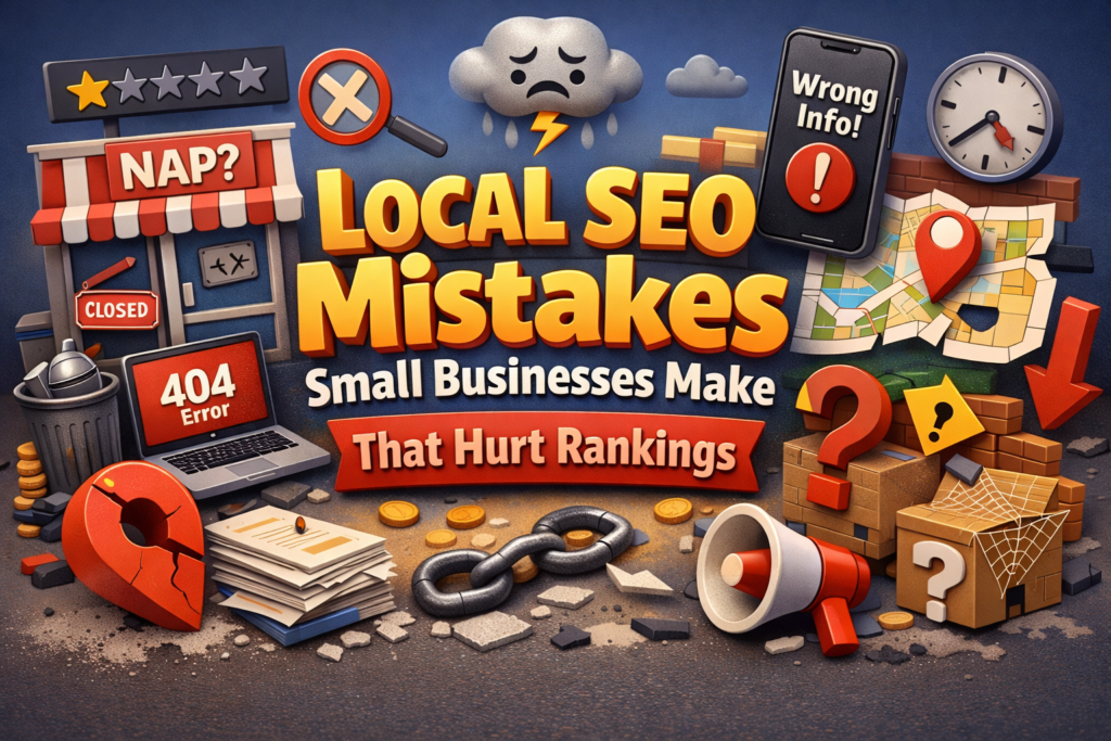 Local SEO Mistakes Small Businesses Make That Hurt Rankings