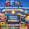 SEO Content Optimization Strategies That Drive Rankings