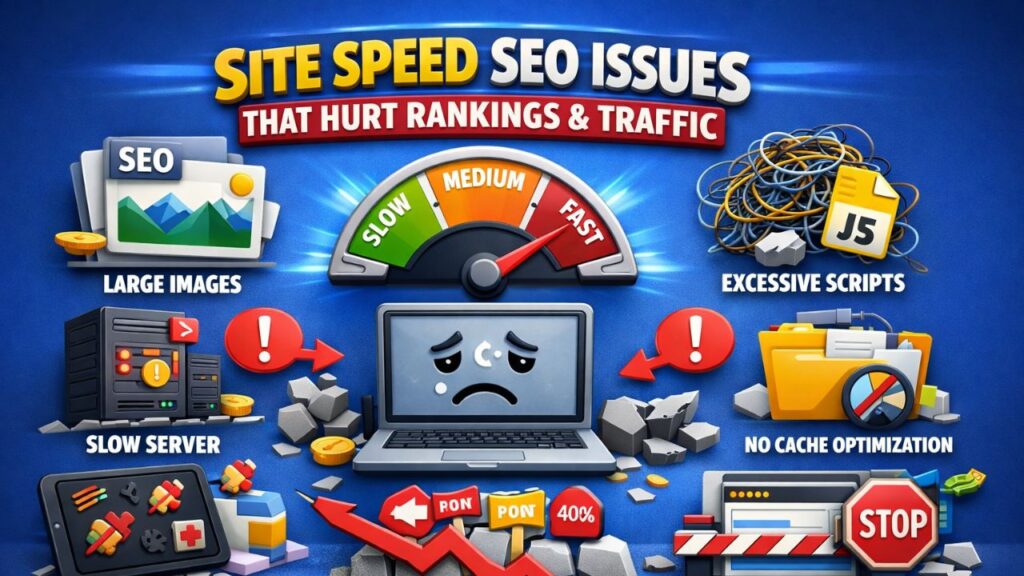 Site Speed SEO Issues That Hurt Rankings and Traffic